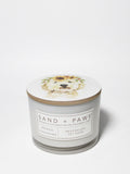 Sand + Paws Mango Tangerine 12 oz scented candle