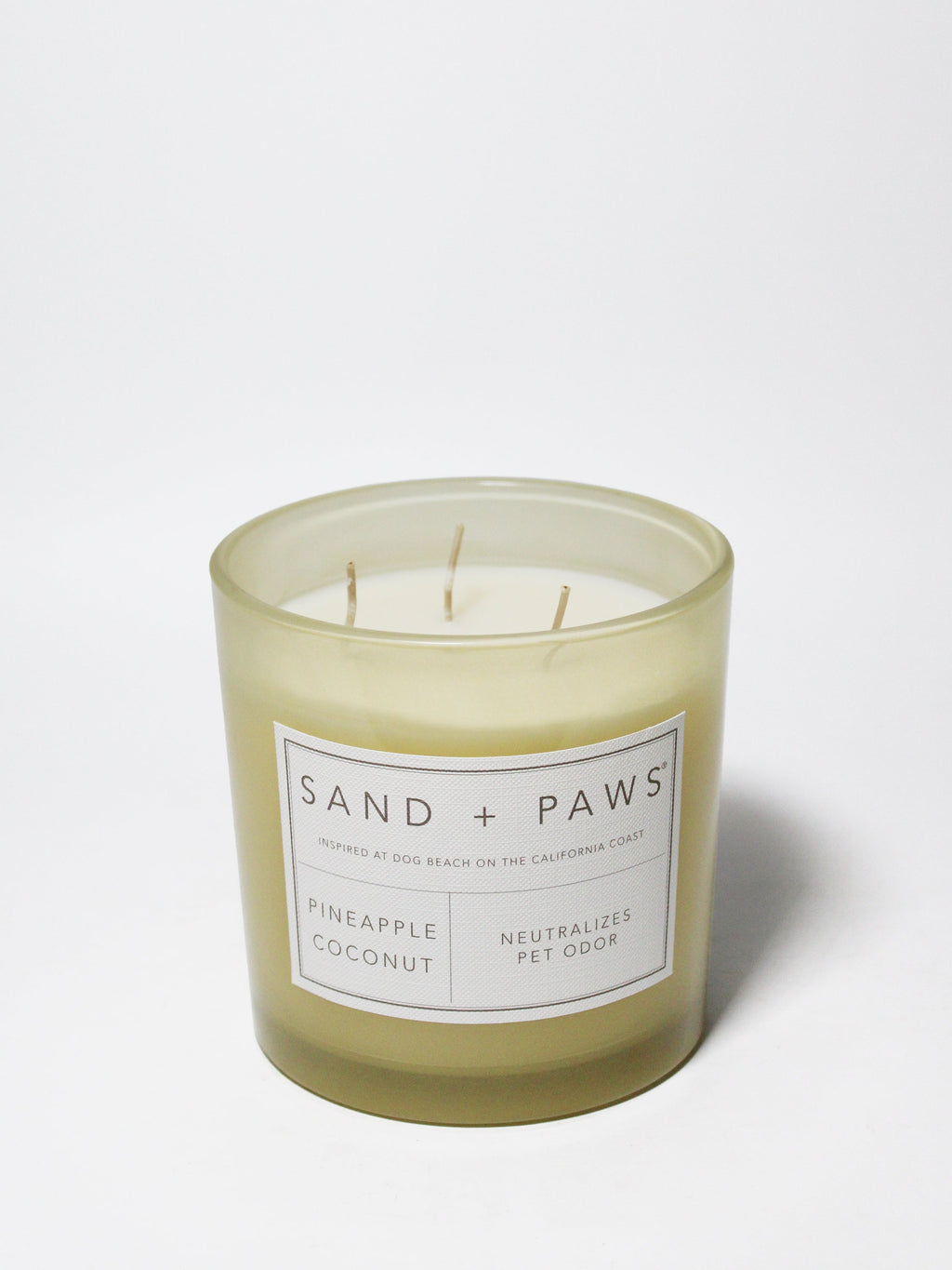 Sand + Paws Pineapple Coconut 21 oz scented candle